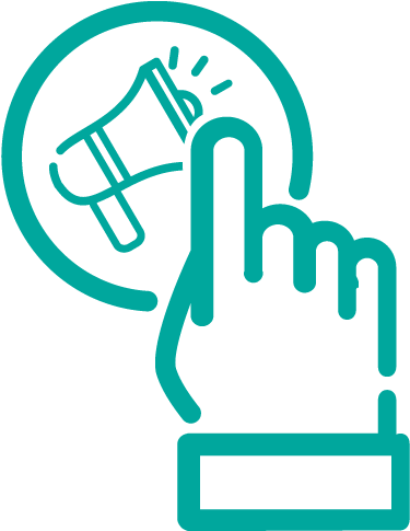 Graphic Of A Finger Pointing At A Bullhorn To Show - Insurance (500x500), Png Download