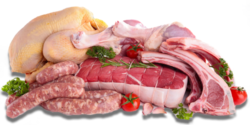From Our Fields To Your Table Naturally - Raw Meat (500x250), Png Download