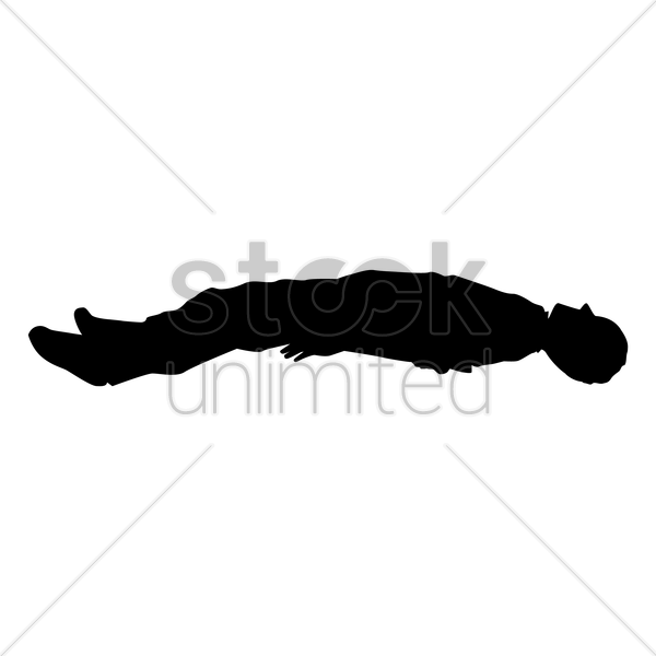 Men Lie, Christmas Carol - Silhouette Of A Boy Lying Down (600x600), Png Download