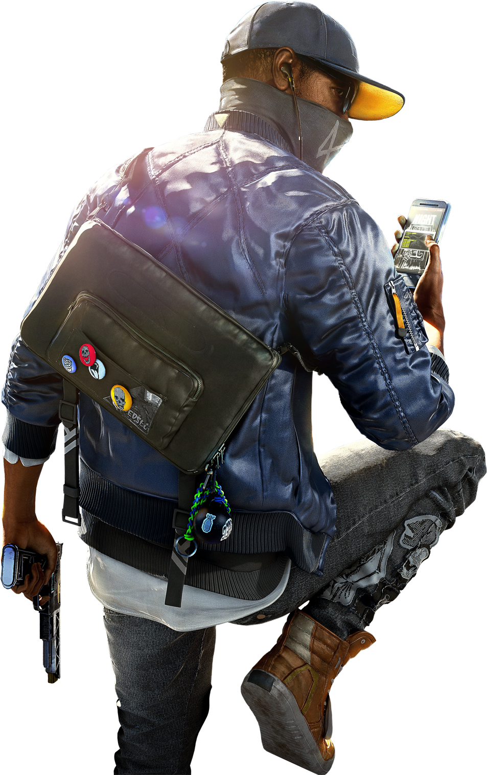 Png Image Information - Watch Dogs 2 Bag (1300x1578), Png Download