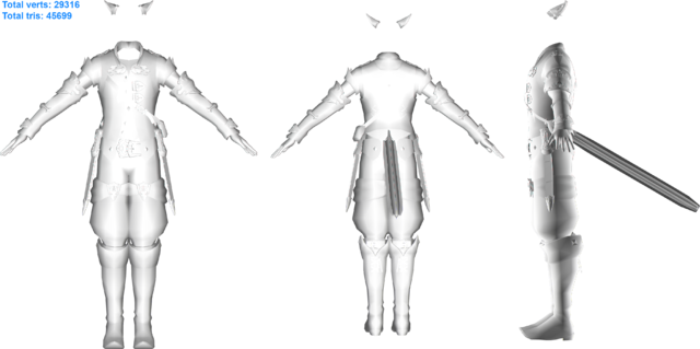 Ffxvpc Miqote Noctis Outfit - Figure Drawing (640x319), Png Download