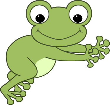 Image Free Non Animated Signature Tags Green Side - Frog Clipart Transparent (372x356), Png Download