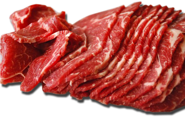 Beef Shabu - Korean Thin Sliced Beef (598x400), Png Download