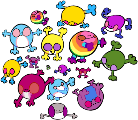 Happy Pride Month Babes From One Frog 2 Another 🐸👭🏳 (500x462), Png Download