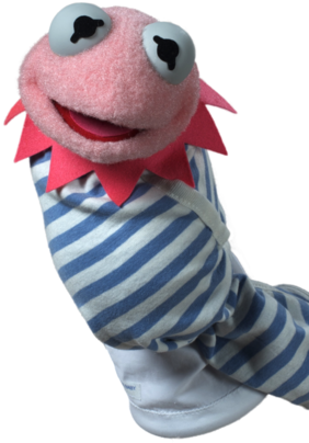 Mmw-babyfrogpuppet - Kermit The Frog (300x442), Png Download