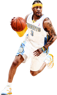 Straight Circle - Allen Iverson (384x384), Png Download