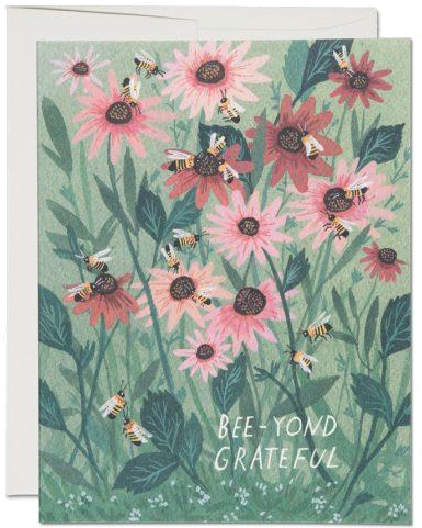 Red Cap Cards - Becca Stadtlander Bees (543x543), Png Download