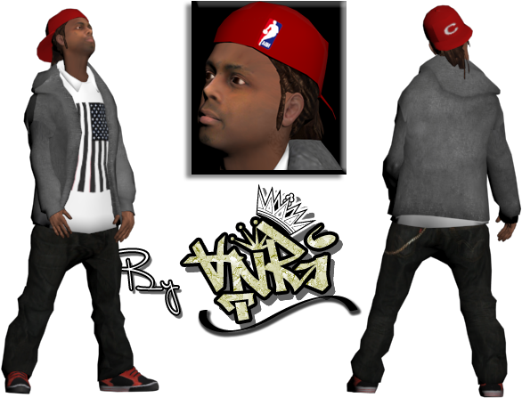 >> Lil Wayne << - Grand Theft Auto: San Andreas (640x480), Png Download