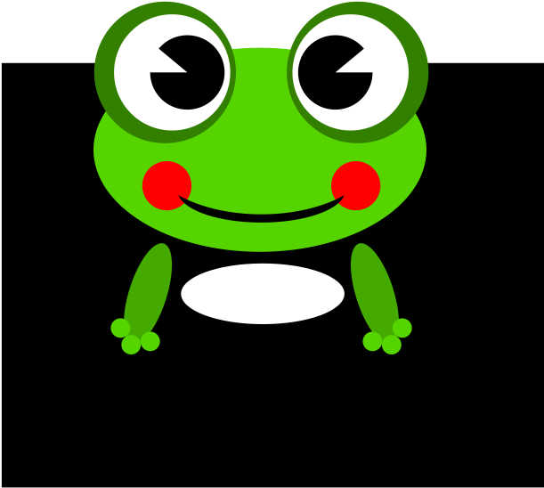 Frog By Ramy Svg Vector File, Vector Clip Art Svg File - Baby Frog Clip Art (637x900), Png Download