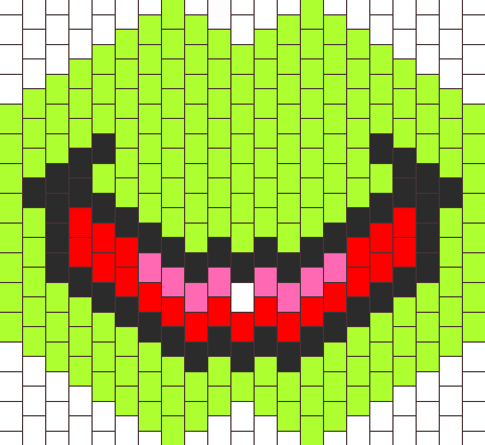 Kermit The Frog Mask Bead Pattern - Bead (440x404), Png Download