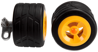 2 Ruedas Delanteras Con Llantas Y Eje Directriz Por - Wheel (700x467), Png Download