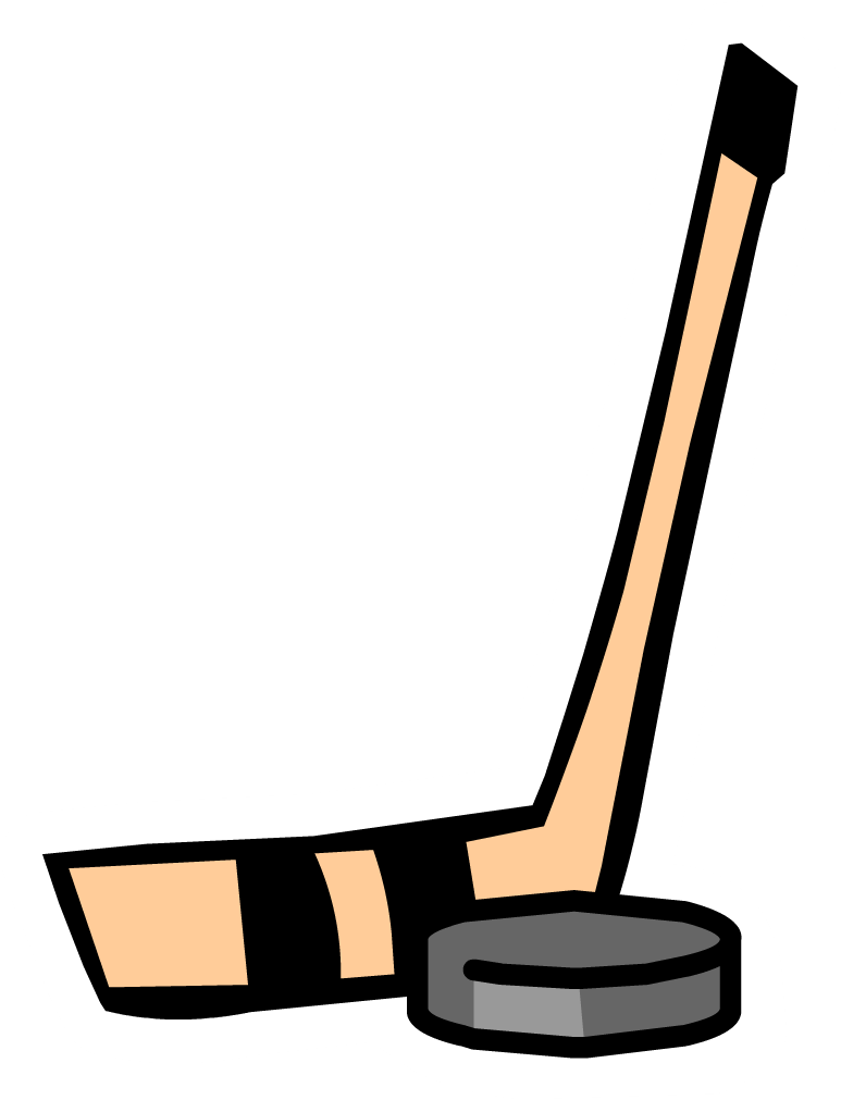 23, August 8, 2013 - Hockey Stick And Puck Clipart (773x1011), Png Download