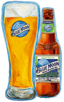 Agave Blonde Ale - Blue Moon Summer Honey Wheat Beer - 12 Pack, 12 Fl (320x460), Png Download