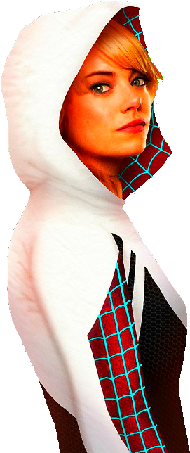 Emma Stone As Spider-gwen By Alexiscabo1 - Spider Gwen Emma Stone Deviantart (318x656), Png Download