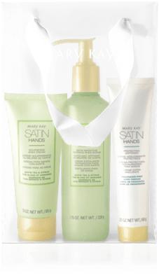 The Satin Hands Set Was Created By Mary Kay Cosmetics - Hand (345x460), Png Download