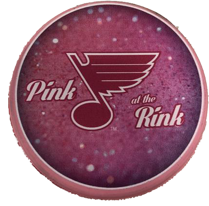 St Louis Blues Nhl Pink At The Rink Souvenir Hockey - St Louis Blues (479x441), Png Download