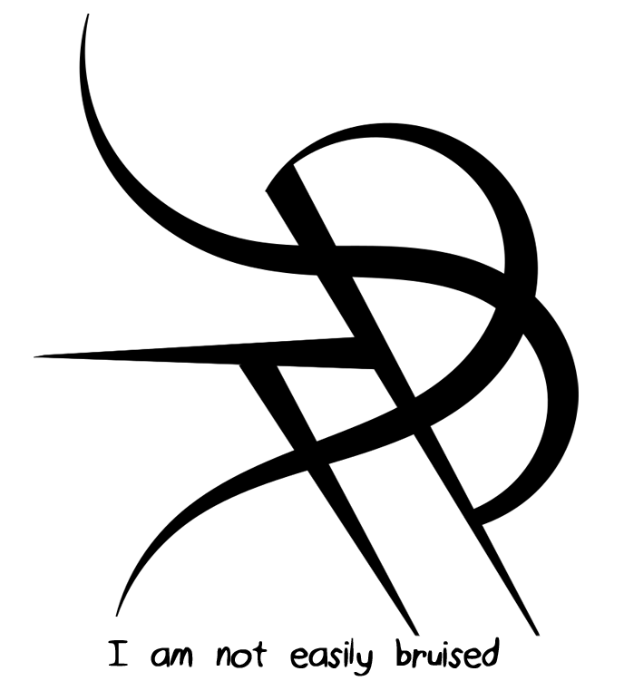 “i Am Not Easily Bruised” Sigil Requested By (750x750), Png Download