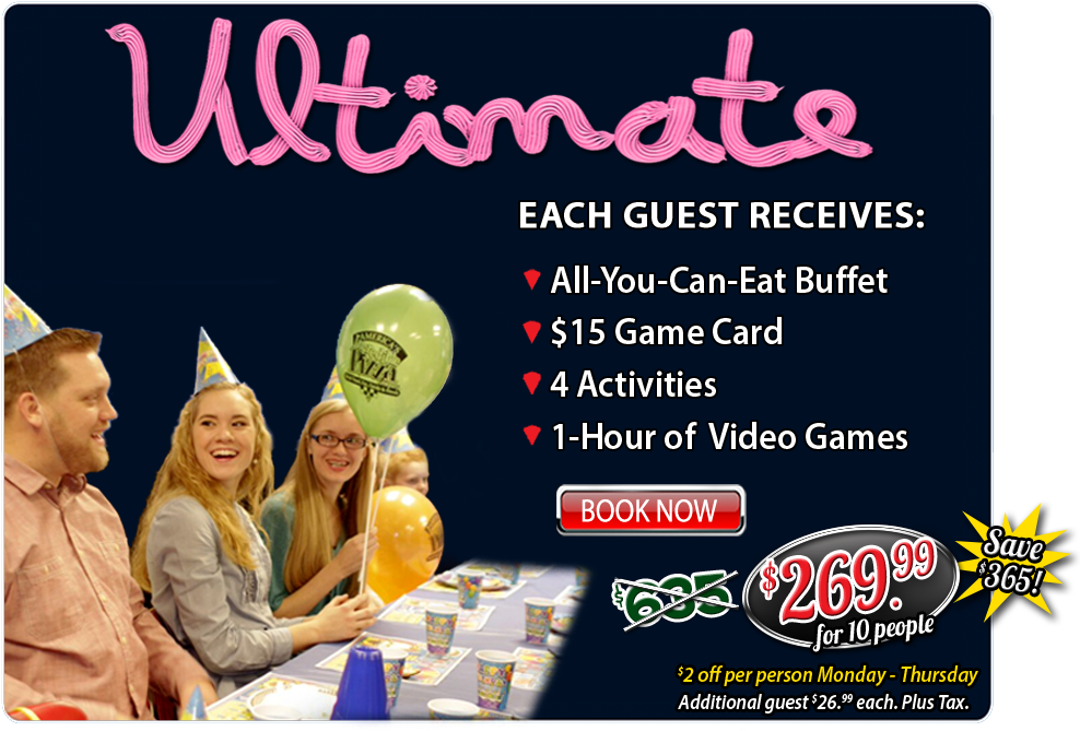 Our Birthday Bash Package Is Only Available Monday (1078x668), Png Download