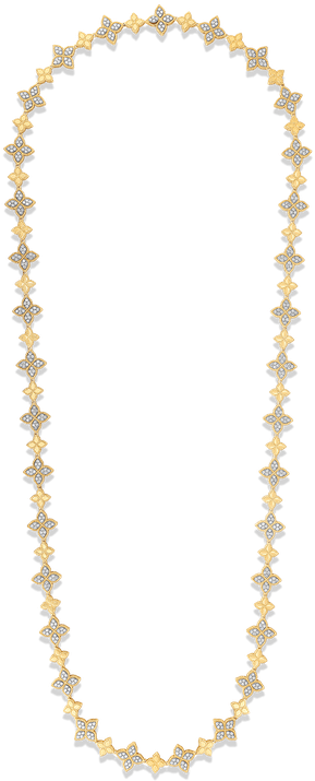 Roberto Coin Link Chain With Diamonds (800x800), Png Download