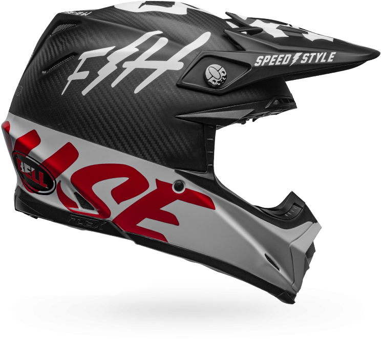 Bell Fast Tribe Moto 9 Helmet (760x760), Png Download