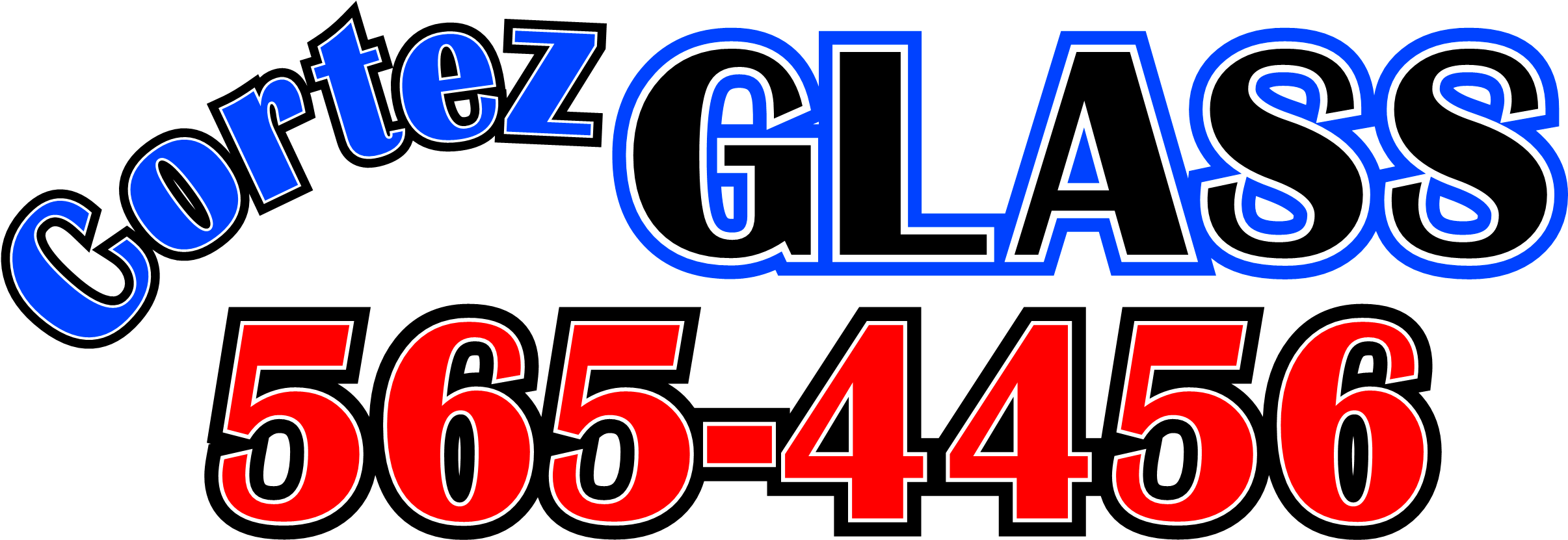 Cortez Glass (2506x973), Png Download