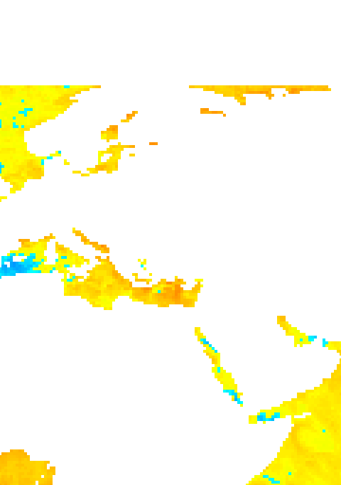 Gulf Of Mexico Water Temperature Map (480x682), Png Download