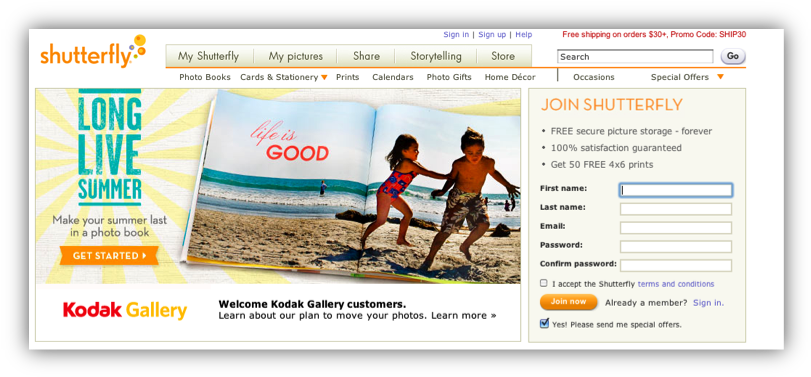 You Can See Through The Progression That Shutterfly (819x384), Png Download