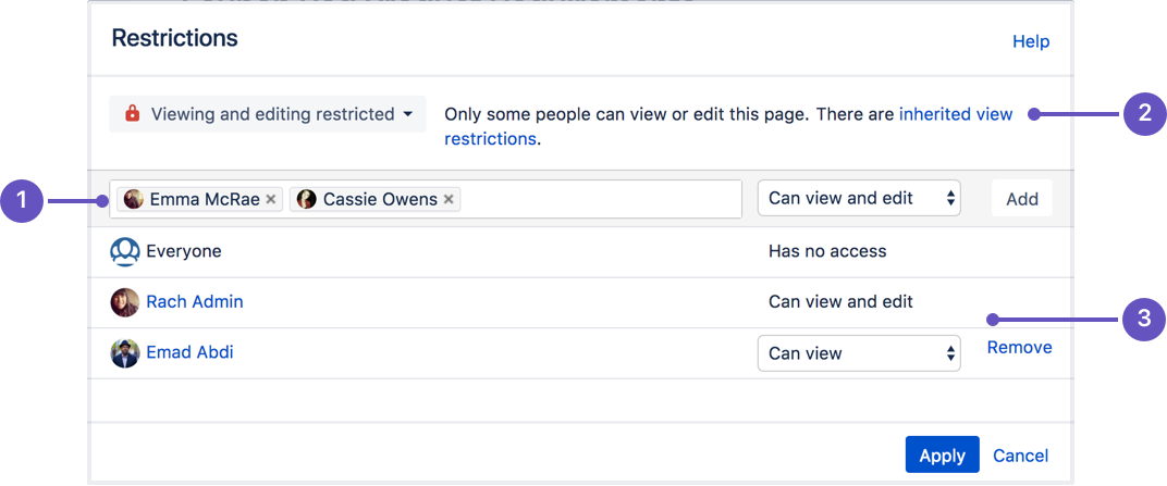 In This Example, Some Users And Groups Can View Only, (1072x447), Png Download