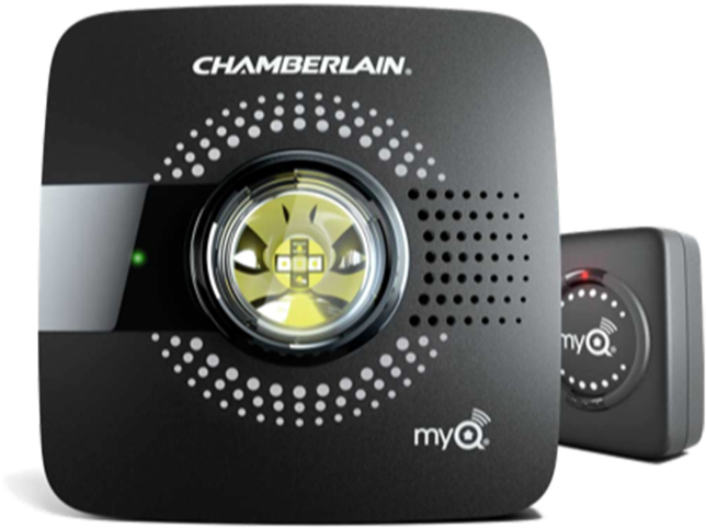 Myq Smart Garage Hub (694x662), Png Download