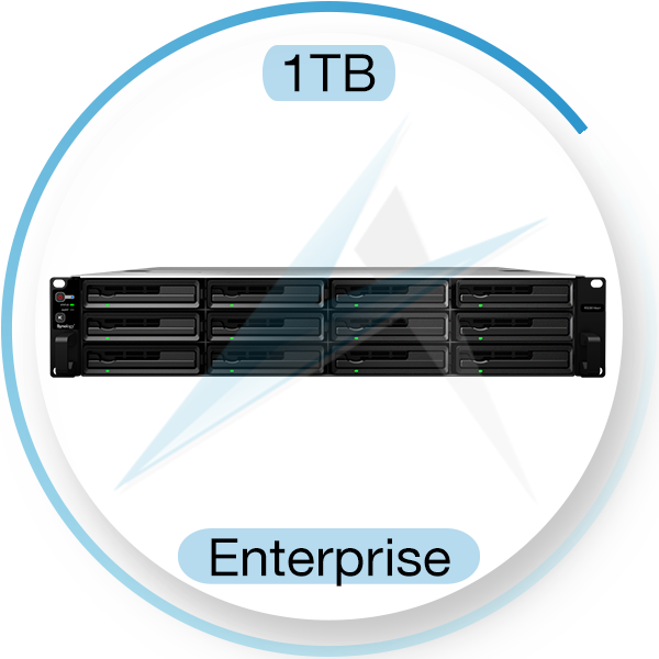 Synology Rs3614xs 12-bay Nas Server With 10tb Seagate (600x600), Png Download