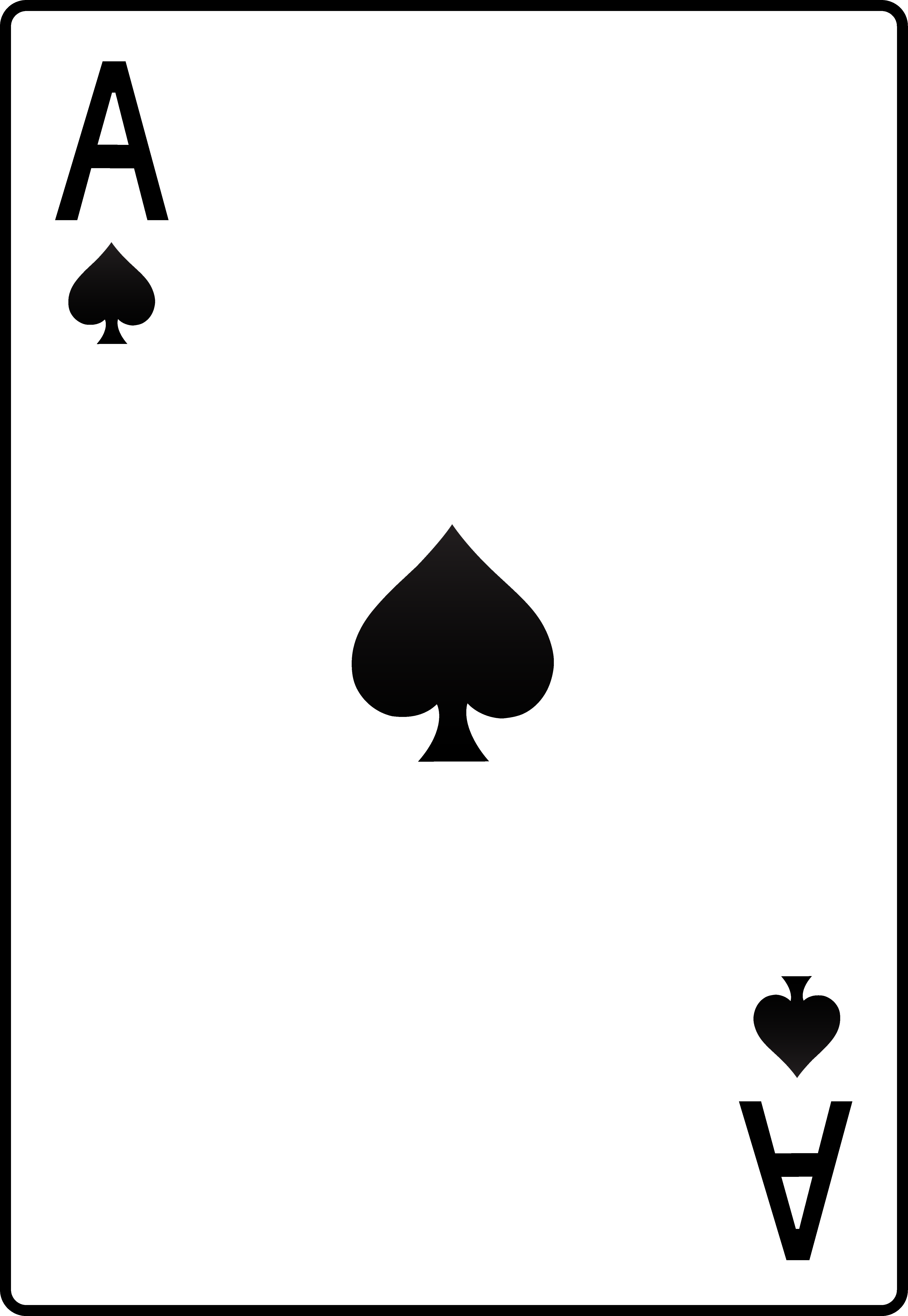 Ace Card Clipart Emoji (4782x6933), Png Download