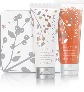 Winter Wishes Shimmeriffic Shower Gel And Shimmeriffic - Mary Kay Winter Wishes (345x460), Png Download