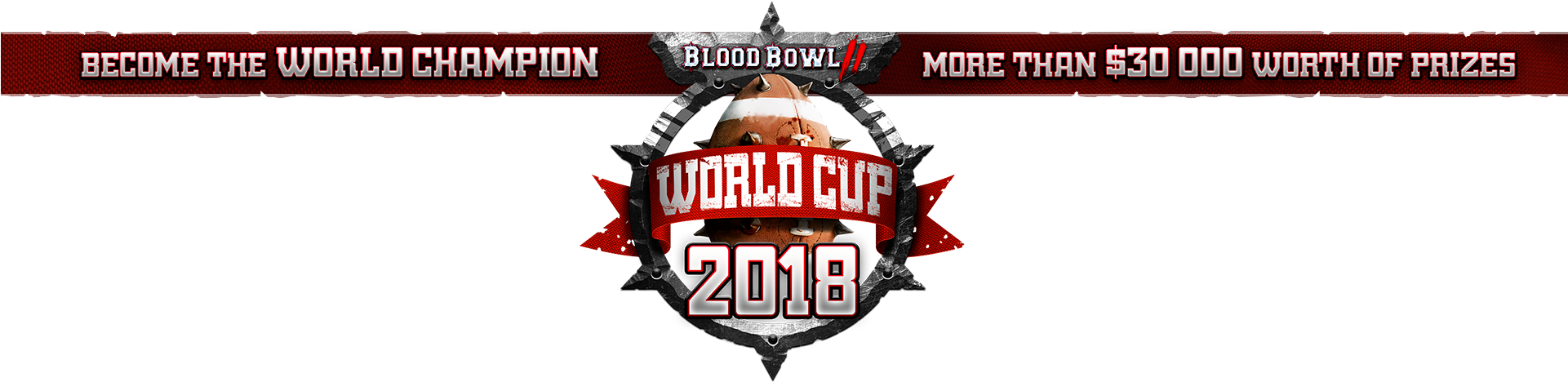 Blood Bowl 2 Worldcup 2018 Logo - Blood Bowl (1920x474), Png Download