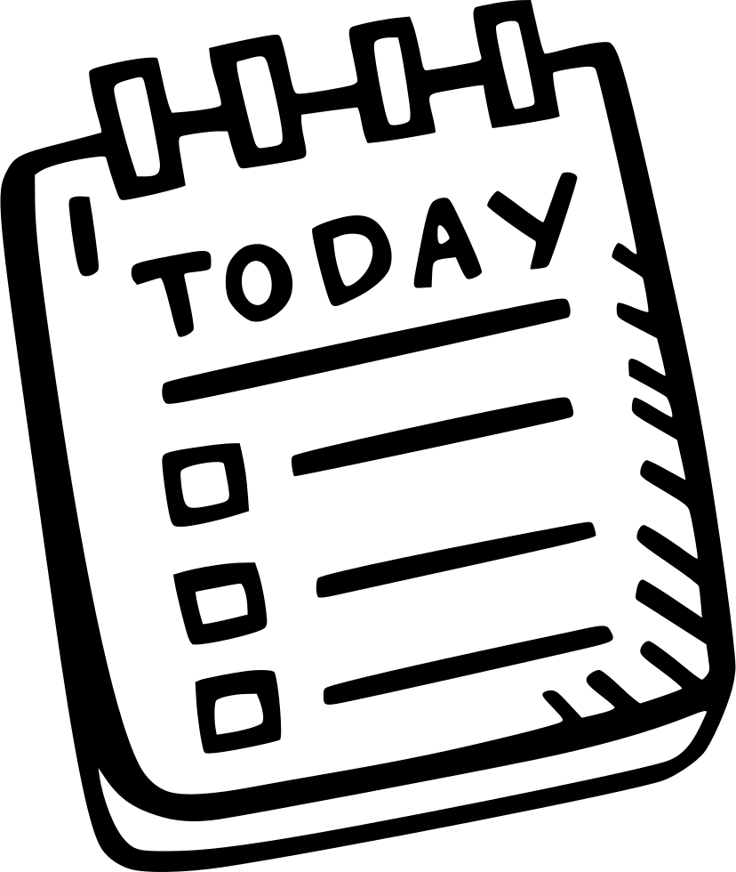 To Do List - Do List Vector Png (828x980), Png Download