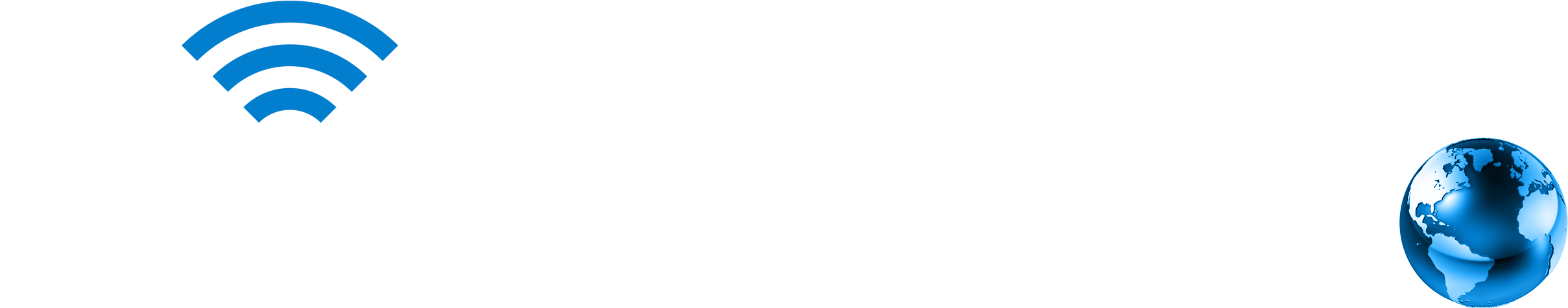 Home - Stylized Globe (3000x900), Png Download