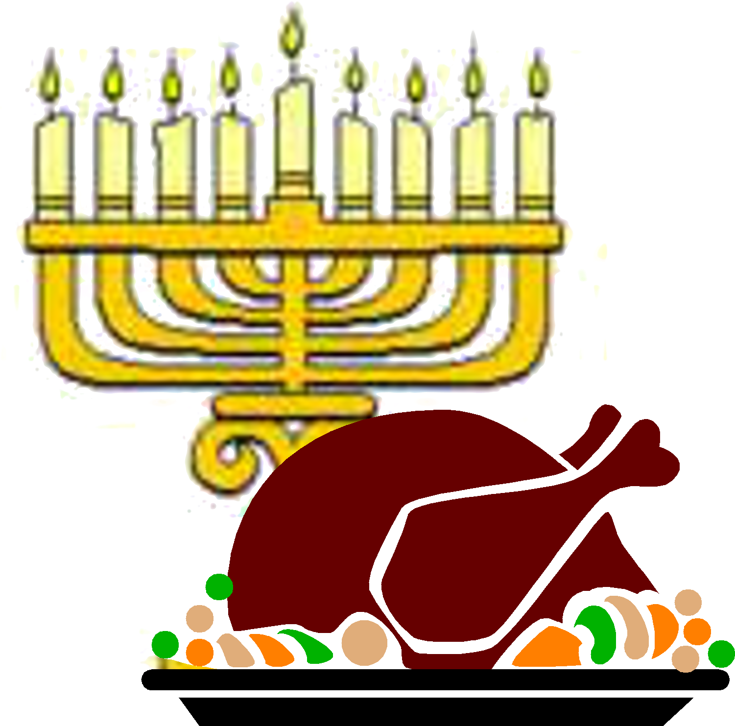 2013 - Hanukkah Clip Art (1500x1500), Png Download