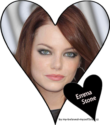 Emma Stone Dark Red Hair (382x431), Png Download