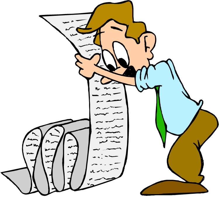 No One Accomplishes Their To-do List - List Of Words Cartoon (750x674), Png Download