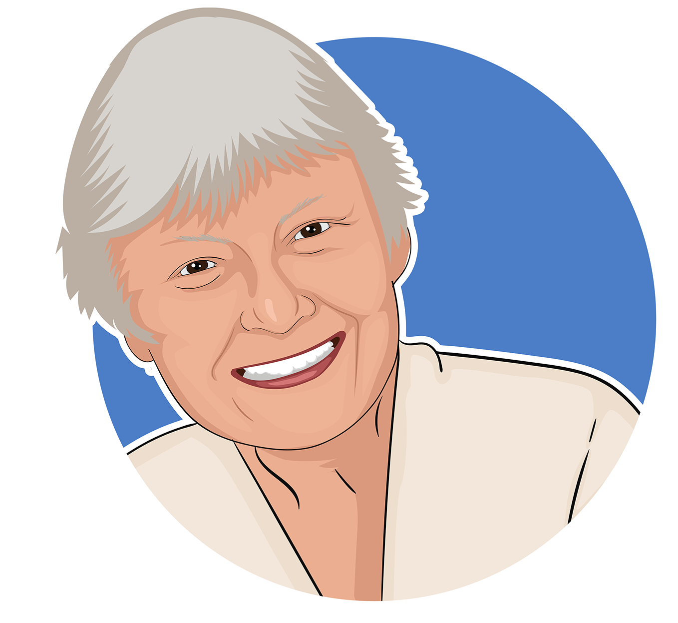 Emma Lou Diemer Circle Portrait - Emma Lou Diemer (1500x1500), Png Download