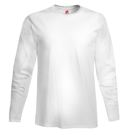 498l Nano T® Long Sleeve T Shirt - White Long Sleeve T Shirt Png (420x435), Png Download