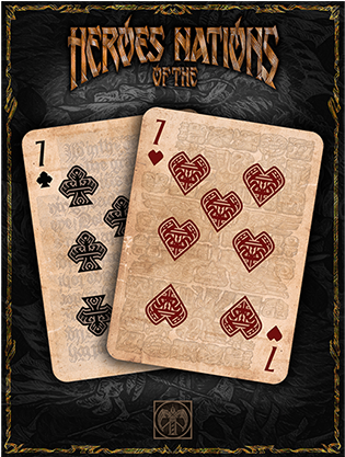 Heroes Of The Nations Playing Cards - Heroes Of The Nations (740x416), Png Download