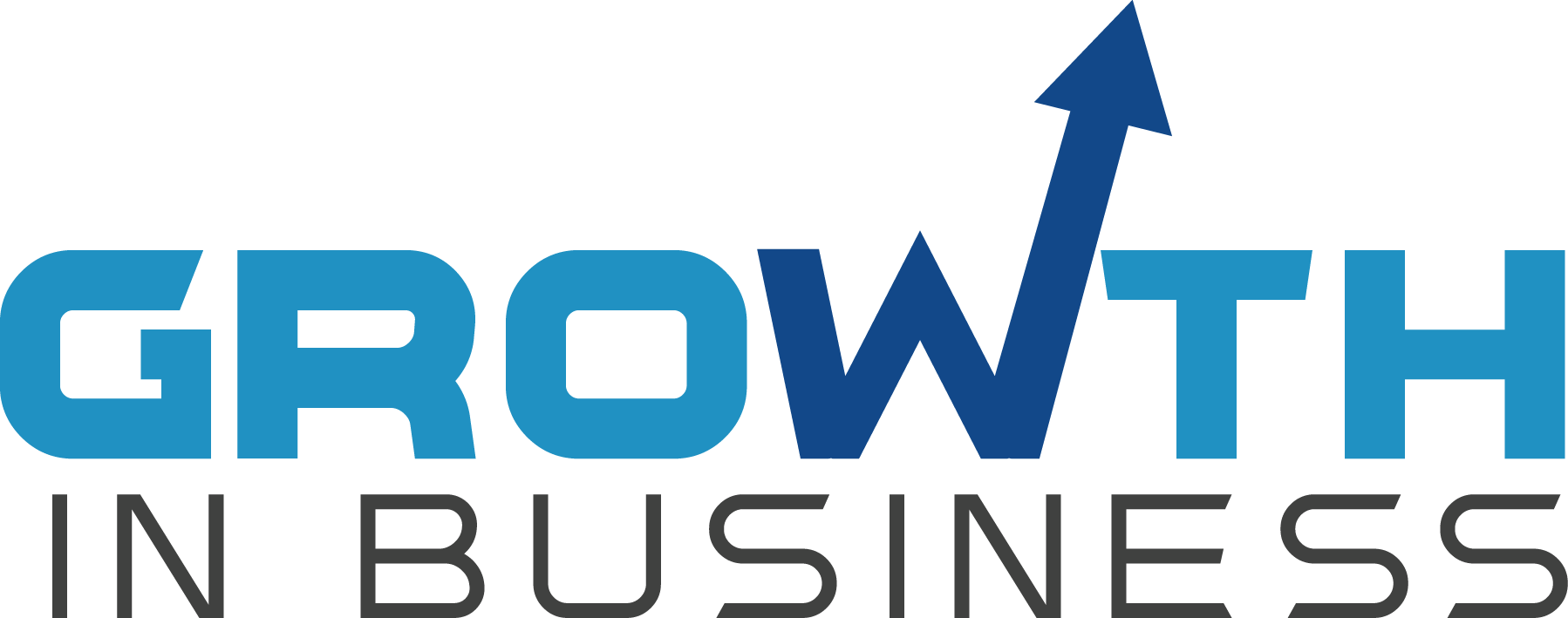 Free Growth Hacks & Guides - Grow Your Business Logo (1798x709), Png Download