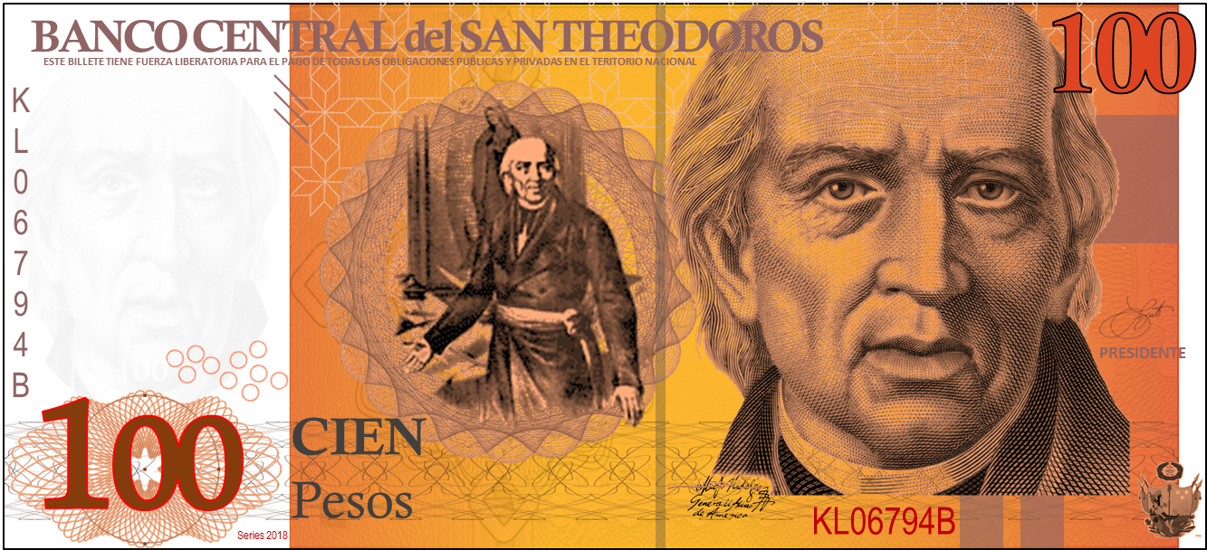 Bill St100 - Miguel Hidalgo Y Costilla (1652x962), Png Download