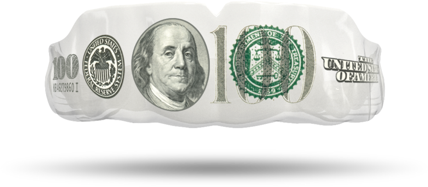 $100 Money Guard - Benjamin Franklin Freedom For Security Quot Magnet (900x601), Png Download