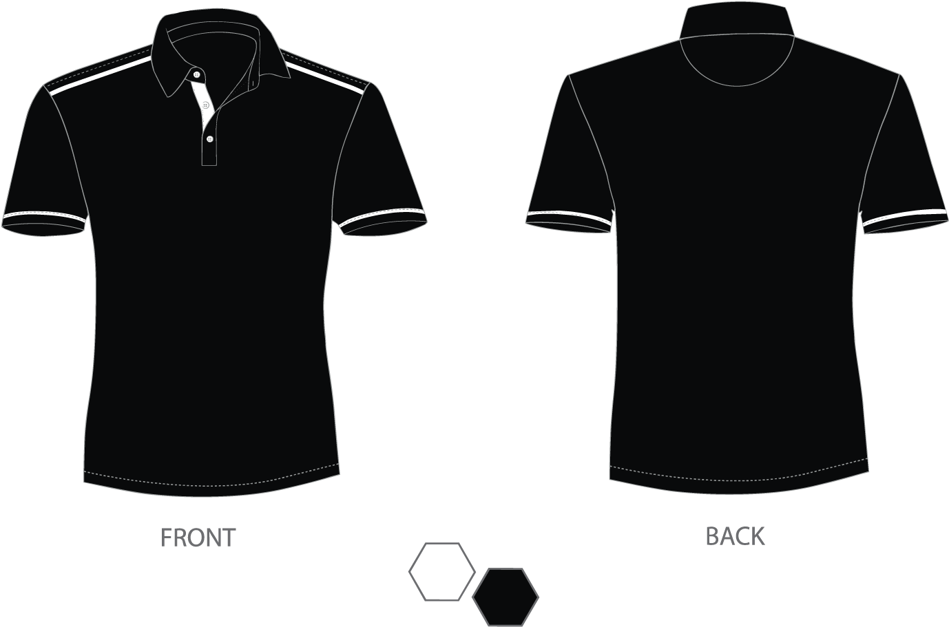 How Our Customization Works - Plain Black V Neck T Shirt Front (1600x1200), Png Download