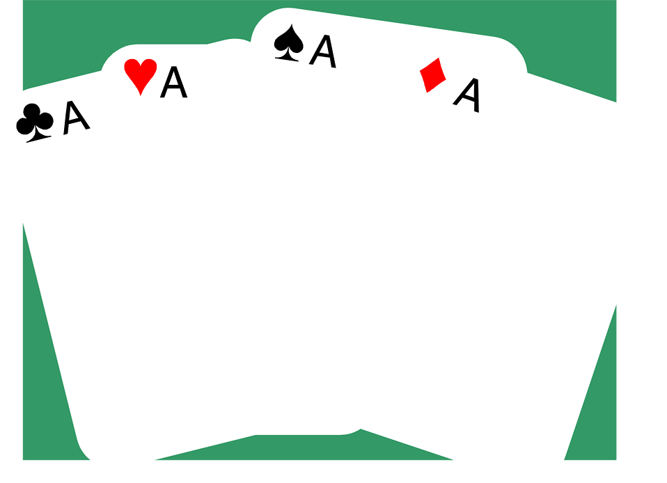 Free Stock Photos - Five Blank Playing Cards (958x694), Png Download