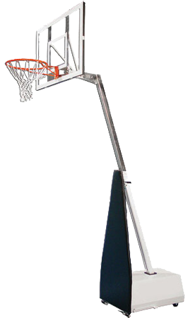 Portable Basketball Systems - Gared Mini-ez Roll-around Portable Basketball System (460x460), Png Download