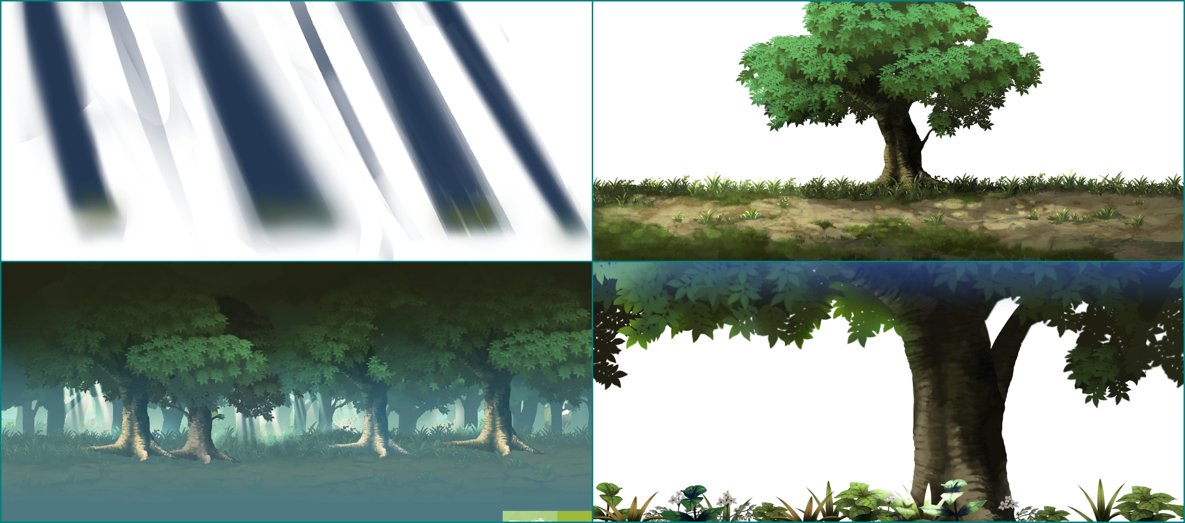 Click For Full Sized Image Plains - Fire Emblem Heroes Forest Background (4111x1815), Png Download