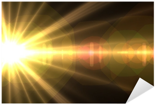 Star, Sun With Lens Flare - Lens (400x400), Png Download