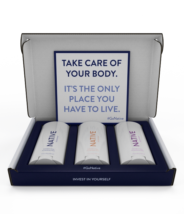 Native Deodorant, A San Francisco-based Natural Deodorant - Native Deodorant Box (620x722), Png Download